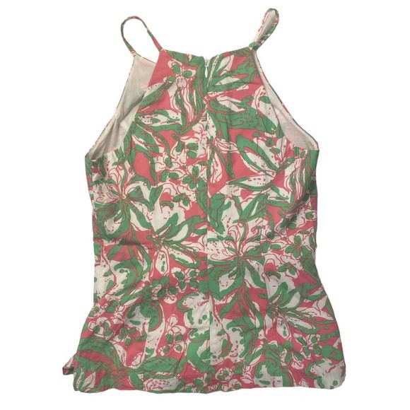 Lilly Pulitzer Annabelle Halter Tank in Forgot My Trunks Print Size‎ 0 - Picture 3 of 6